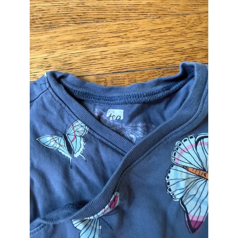 Tea Collection Girls' Butterfly Wrap Dress Size 2